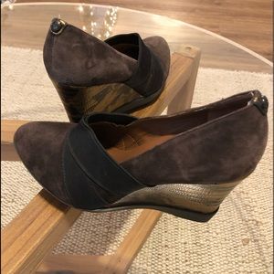 Donald J. Pliner Suede Platforms